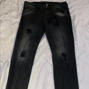 Forever 21 men’s black jeans 36 waist